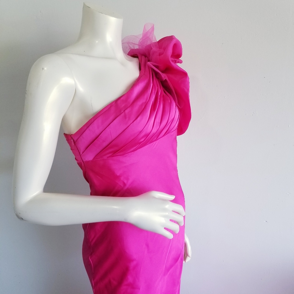 Nika Kapoor Hot pink dress size 4 NWT - Picture 4 of 9